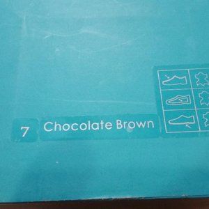 Tieks Ballet Flats, Chocolate Brown, Size 7